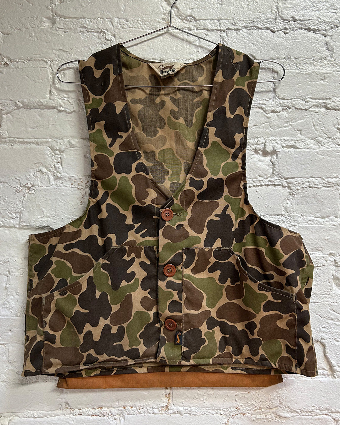 80s Vintage Duxbak Camo Vest