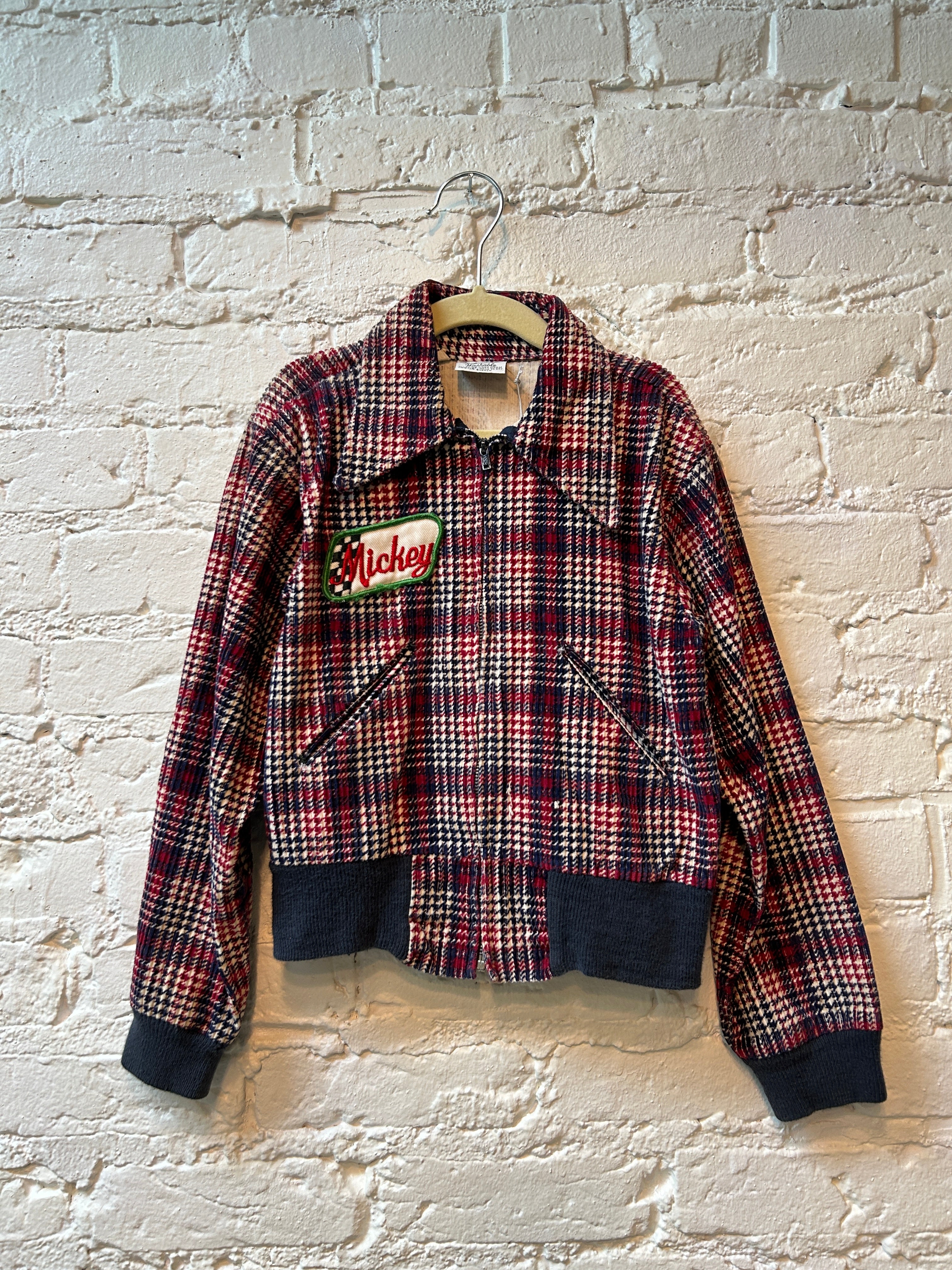 Vintage Billy the Kid Plaid Corduroy “Mickey” Jacket